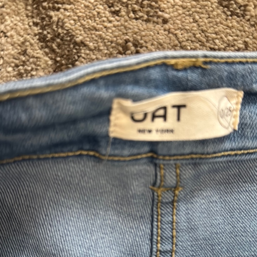 Oat New York Light Blue Ankle & Cropped Jeans - Picture 5 of 7